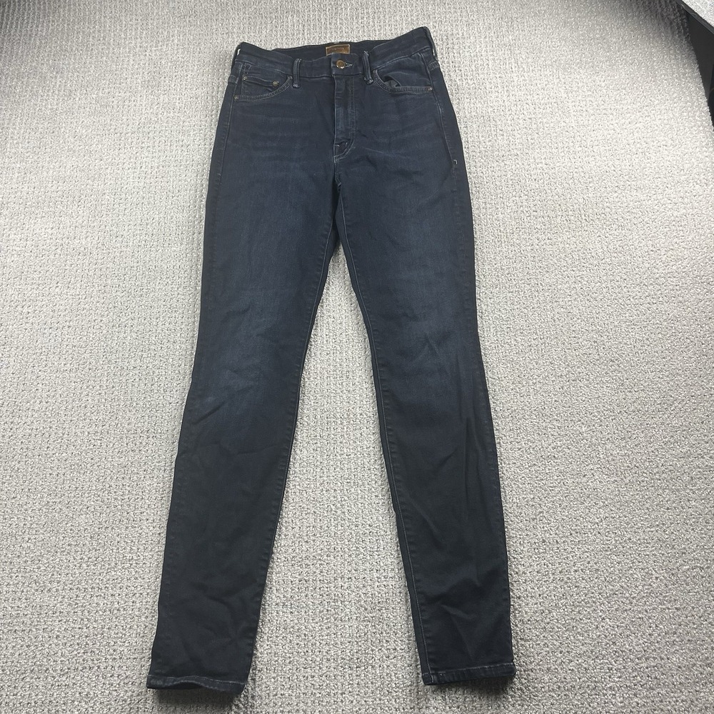 Mother Jeans Womens 26 Blue High Waisted Looker Coffee Stretch Denim 12211-104